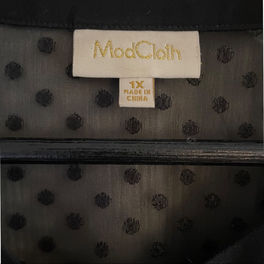 ModCloth Black Blouse - Picture 6 of 8